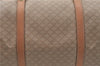 Authentic CELINE Macadam Blason Pattern Boston Hand Bag PVC Leather Beige 4803D