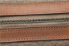 Authentic CELINE Macadam Blason Pattern Boston Hand Bag PVC Leather Beige 4803D
