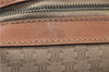 Authentic CELINE Macadam Blason Pattern Boston Hand Bag PVC Leather Beige 4803D