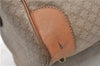 Authentic CELINE Macadam Blason Pattern Boston Hand Bag PVC Leather Beige 4803D