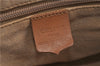 Authentic CELINE Macadam Blason Pattern Boston Hand Bag PVC Leather Beige 4803D