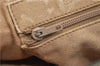 Authentic CELINE Macadam Blason Pattern Boston Hand Bag PVC Leather Beige 4803D