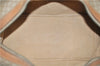 Authentic CELINE Macadam Blason Pattern Boston Hand Bag PVC Leather Beige 4803D