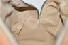 Authentic CELINE Macadam Blason Pattern Boston Hand Bag PVC Leather Beige 4803D