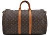 Auth Louis Vuitton Monogram Keepall Bandouliere 45 Boston Bag M41418 LV 4804D