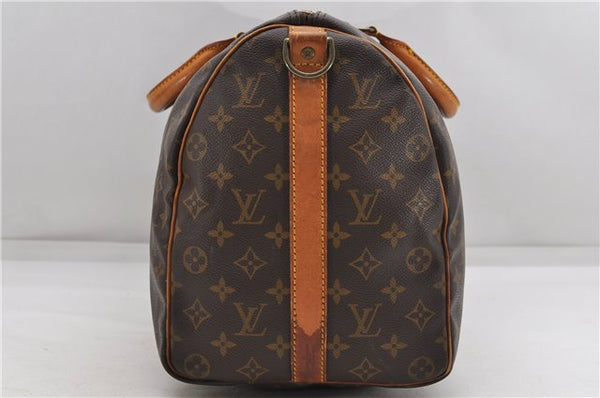 Auth Louis Vuitton Monogram Keepall Bandouliere 45 Boston Bag M41418 LV 4804D