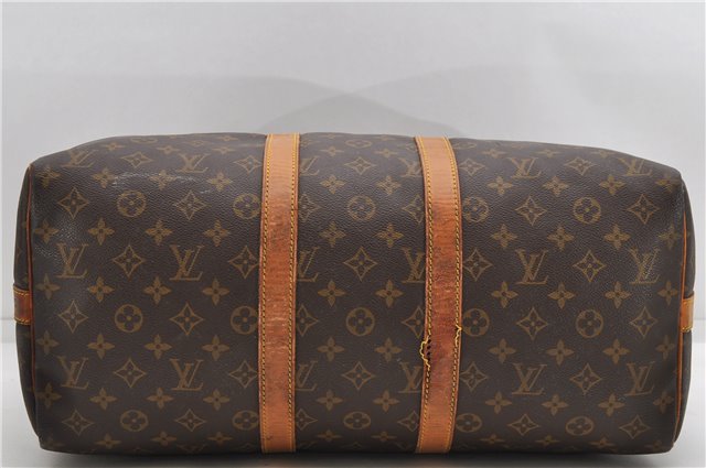 Auth Louis Vuitton Monogram Keepall Bandouliere 45 Boston Bag M41418 LV 4804D