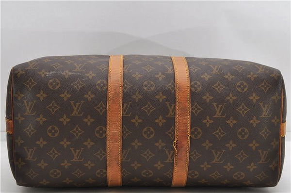 Auth Louis Vuitton Monogram Keepall Bandouliere 45 Boston Bag M41418 LV 4804D