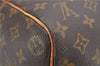 Auth Louis Vuitton Monogram Keepall Bandouliere 45 Boston Bag M41418 LV 4804D