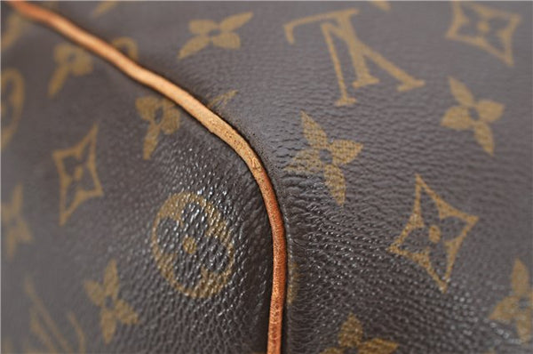 Auth Louis Vuitton Monogram Keepall Bandouliere 45 Boston Bag M41418 LV 4804D