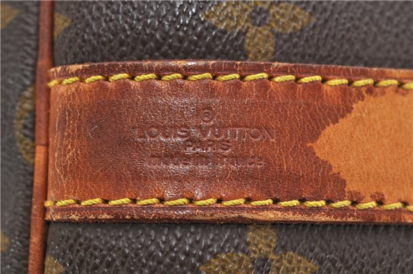 Auth Louis Vuitton Monogram Keepall Bandouliere 45 Boston Bag M41418 LV 4804D