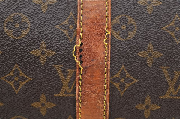 Auth Louis Vuitton Monogram Keepall Bandouliere 45 Boston Bag M41418 LV 4804D