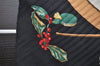 Authentic HERMES Pleats Scarf "Neige d'Antan" Silk Black 4805I