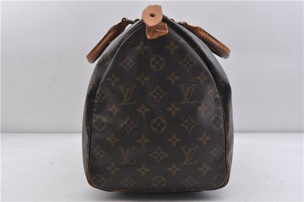 Authentic LOUIS VUITTON Monogram Speedy 35 Hand Bag Purse M41524 LV 4808C