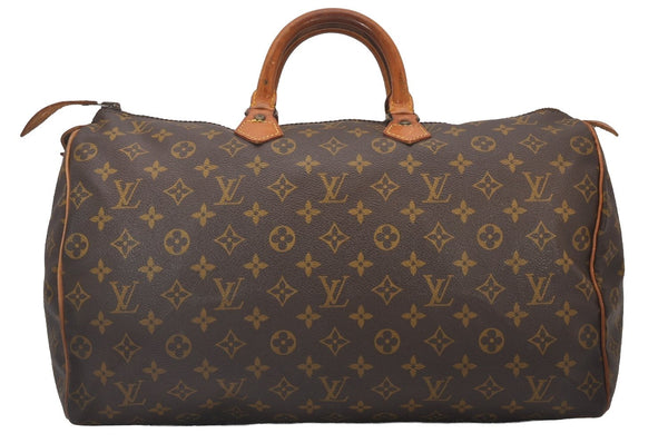 Authentic Louis Vuitton Monogram Speedy 40 Hand Boston Bag Old Model LV 4808I