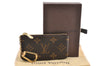 Authentic Louis Vuitton Monogram Pochette Cles Coin Case M62650 LV Box 4809F