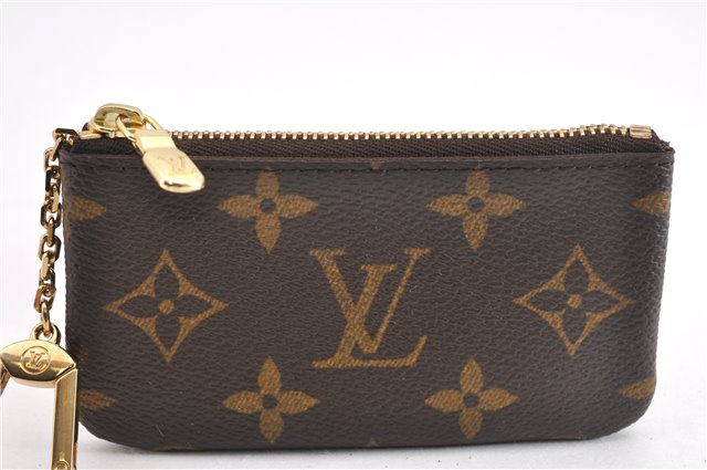 Authentic Louis Vuitton Monogram Pochette Cles Coin Case M62650 LV Box 4809F