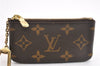 Authentic Louis Vuitton Monogram Pochette Cles Coin Case M62650 LV Box 4809F