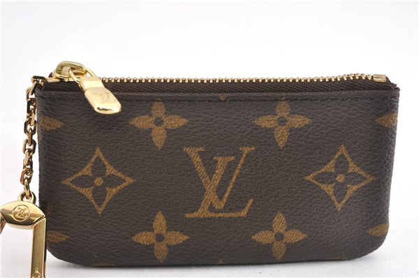 Authentic Louis Vuitton Monogram Pochette Cles Coin Case M62650 LV Box 4809F