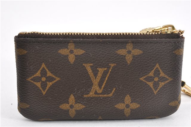 Authentic Louis Vuitton Monogram Pochette Cles Coin Case M62650 LV Box 4809F