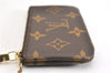 Authentic Louis Vuitton Monogram Pochette Cles Coin Case M62650 LV Box 4809F