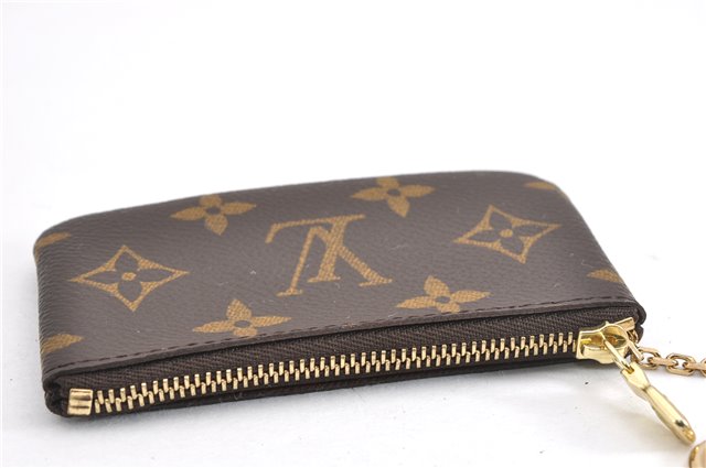 Authentic Louis Vuitton Monogram Pochette Cles Coin Case M62650 LV Box 4809F