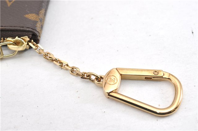 Authentic Louis Vuitton Monogram Pochette Cles Coin Case M62650 LV Box 4809F