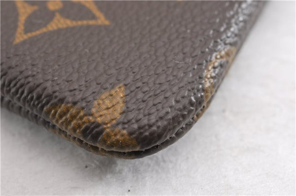 Authentic Louis Vuitton Monogram Pochette Cles Coin Case M62650 LV Box 4809F