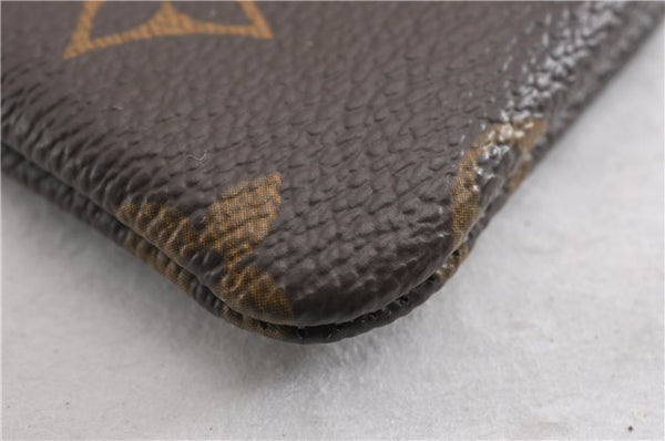 Authentic Louis Vuitton Monogram Pochette Cles Coin Case M62650 LV Box 4809F