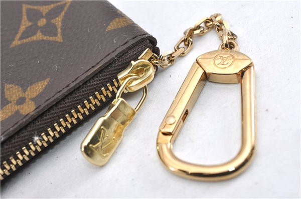 Authentic Louis Vuitton Monogram Pochette Cles Coin Case M62650 LV Box 4809F