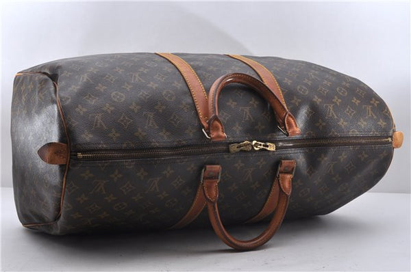 Authentic Louis Vuitton Monogram Keepall 55 Travel Boston Bag M41424 LV 4810D