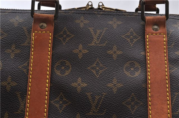 Authentic Louis Vuitton Monogram Keepall 55 Travel Boston Bag M41424 LV 4810D