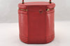 Authentic Louis Vuitton Epi Cannes Red Cosmetic Hand Bag Purse M48037 Junk 4810I