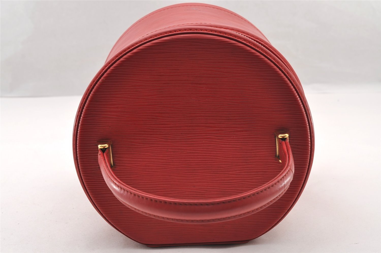Authentic Louis Vuitton Epi Cannes Red Cosmetic Hand Bag Purse M48037 Junk 4810I