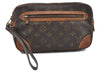 Auth LOUIS VUITTON Monogram Marly Dragonne GM Clutch Hand Bag M51825 LV 4812C