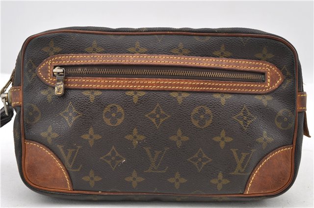 Auth LOUIS VUITTON Monogram Marly Dragonne GM Clutch Hand Bag M51825 LV 4812C