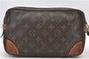 Auth LOUIS VUITTON Monogram Marly Dragonne GM Clutch Hand Bag M51825 LV 4812C