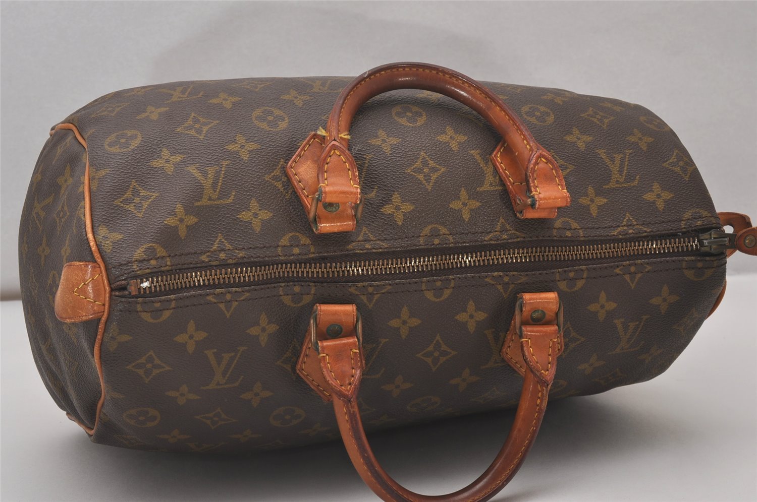 Authentic Louis Vuitton Monogram Speedy 35 Hand Boston Bag Old Model LV 4813I