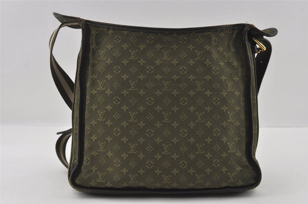 Authentic Louis Vuitton Monogram Mini Besace Mary Kate Shoulder Bag Green 4814I
