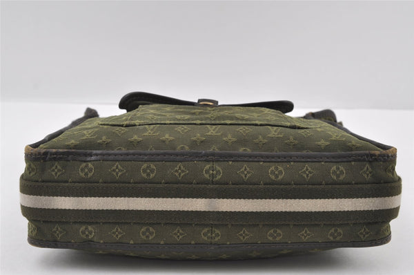 Authentic Louis Vuitton Monogram Mini Besace Mary Kate Shoulder Bag Green 4814I