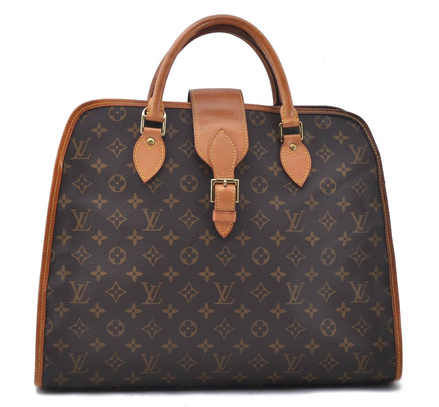 Authentic Louis Vuitton Monogram Rivoli Business bag Hand Bag M53380 LV 4815D