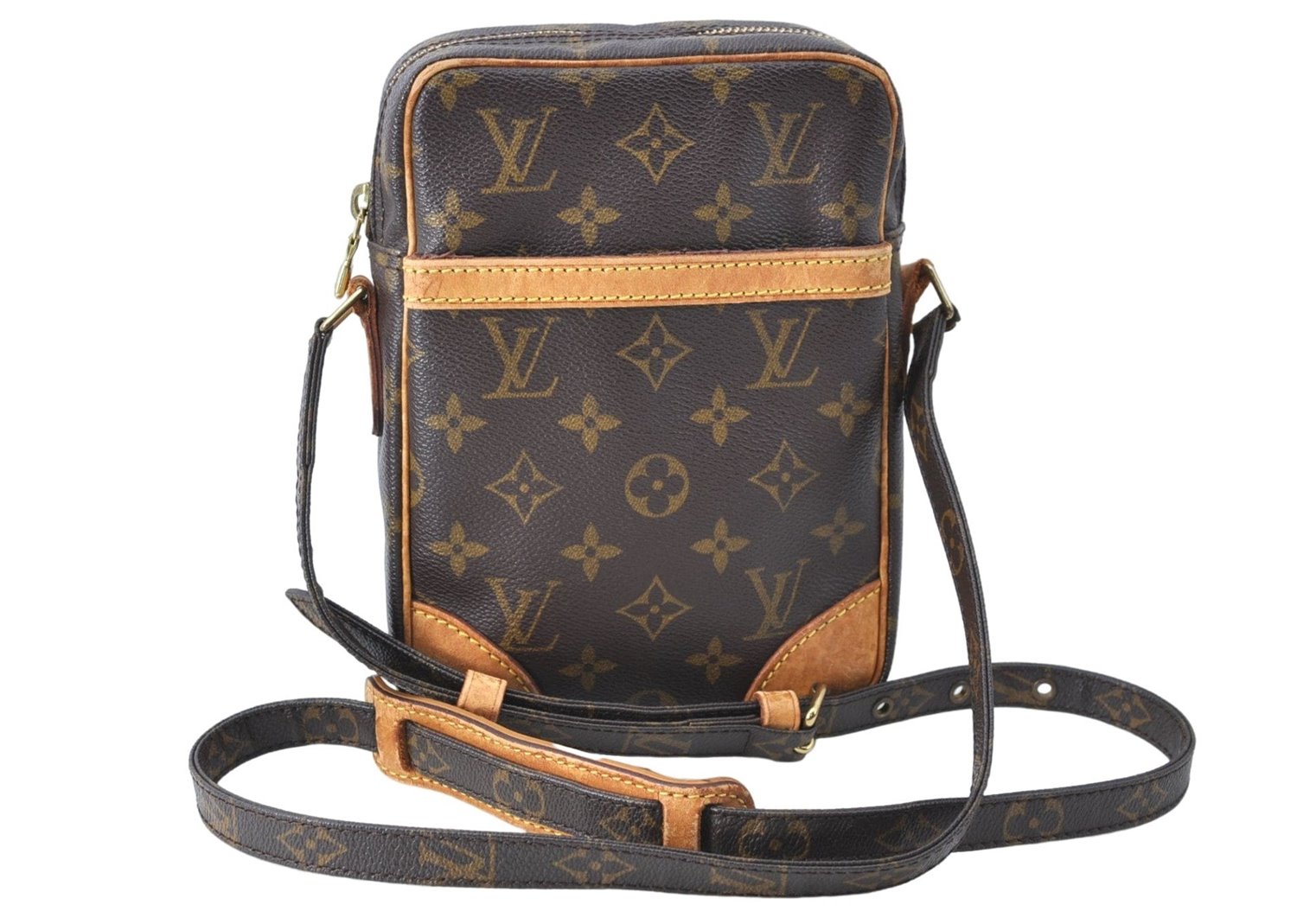 Authentic Louis Vuitton Monogram Danube Shoulder Cross Body Bag M45266 LV 4816B
