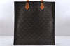 Authentic Louis Vuitton Monogram Sac Plat Hand Bag M51140 LV 4816D