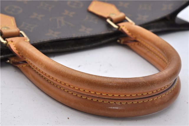 Authentic Louis Vuitton Monogram Sac Plat Hand Bag M51140 LV 4816D