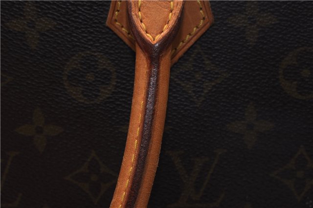 Authentic Louis Vuitton Monogram Sac Plat Hand Bag M51140 LV 4816D