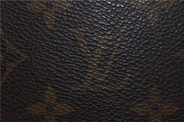 Authentic Louis Vuitton Monogram Sac Plat Hand Bag M51140 LV 4816D