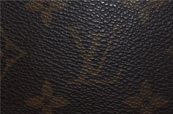 Authentic Louis Vuitton Monogram Sac Plat Hand Bag M51140 LV 4816D