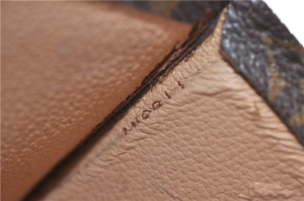 Authentic Louis Vuitton Monogram Sac Plat Hand Bag M51140 LV 4816D