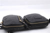 Authentic GUCCI Guccissima Leather Waist Bum Bag Purse 246417 Black 4816E