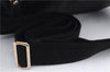 Authentic GUCCI Guccissima Leather Waist Bum Bag Purse 246417 Black 4816E